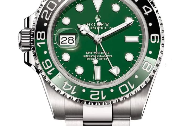 Rolex GMT-Master II Sprite with green dial